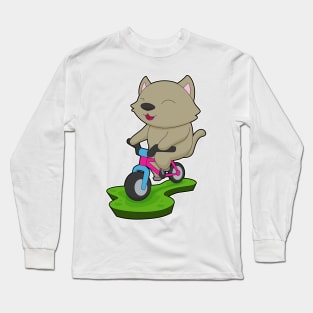 Cat Bicycle Long Sleeve T-Shirt